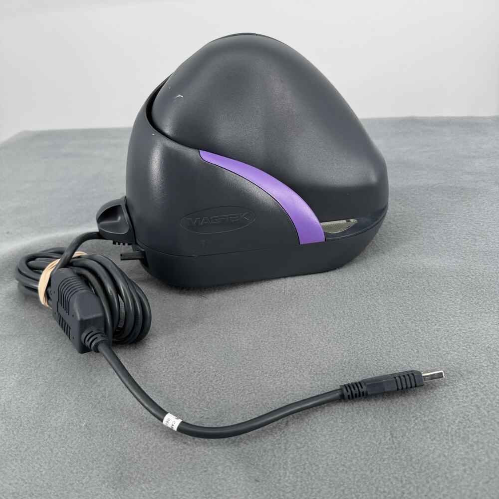 MagTek MICRImage RS232 V.34 Modem Check Scanner 22410006 Gray Purple MICR USB